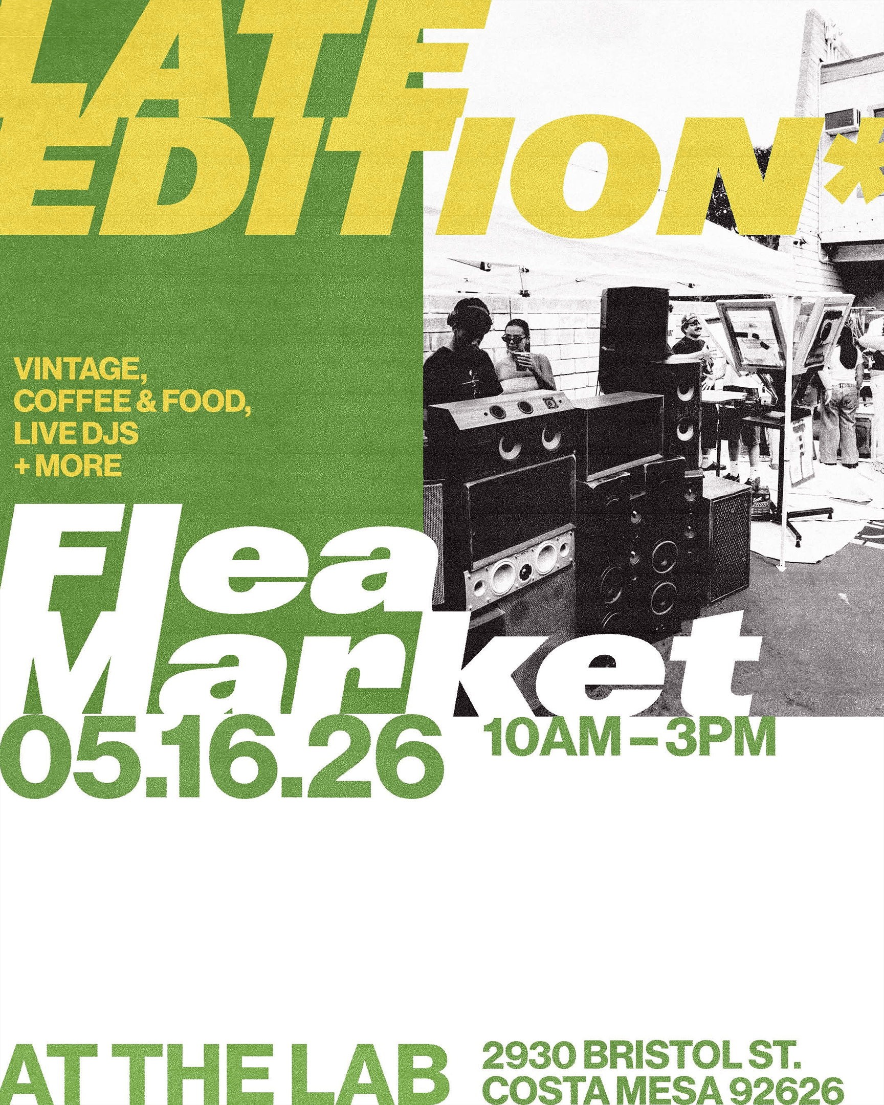 Late Edition Flea at The Lab Anti Mall
